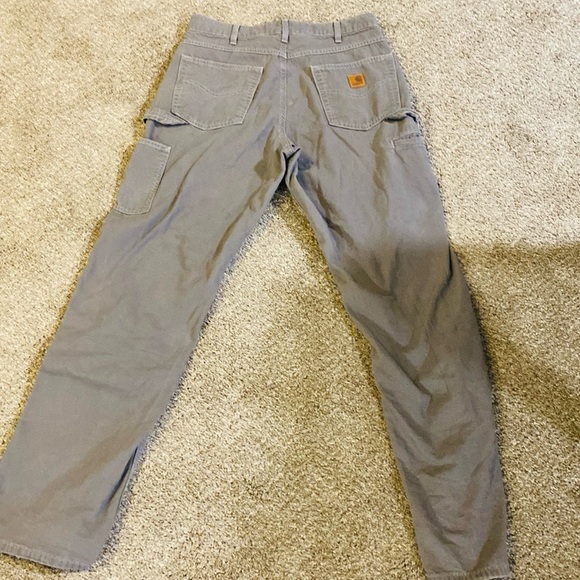 Carhartt Other - Gray carhartt jeans, size 32x34 loose fit.